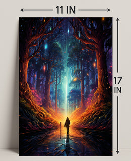Enchanted Forest Pathway Poster