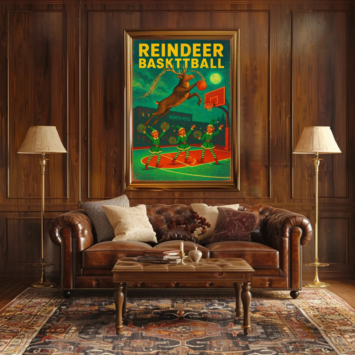 Reindeer Basketball Extravaganza Poster