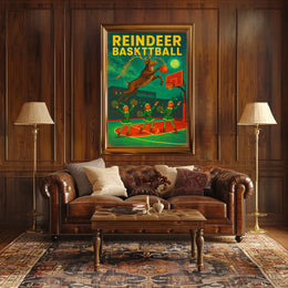 Reindeer Basketball Extravaganza Poster