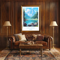 Serene Beauty of Lake Jasna Poster