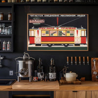 Advertising in Trams Poster