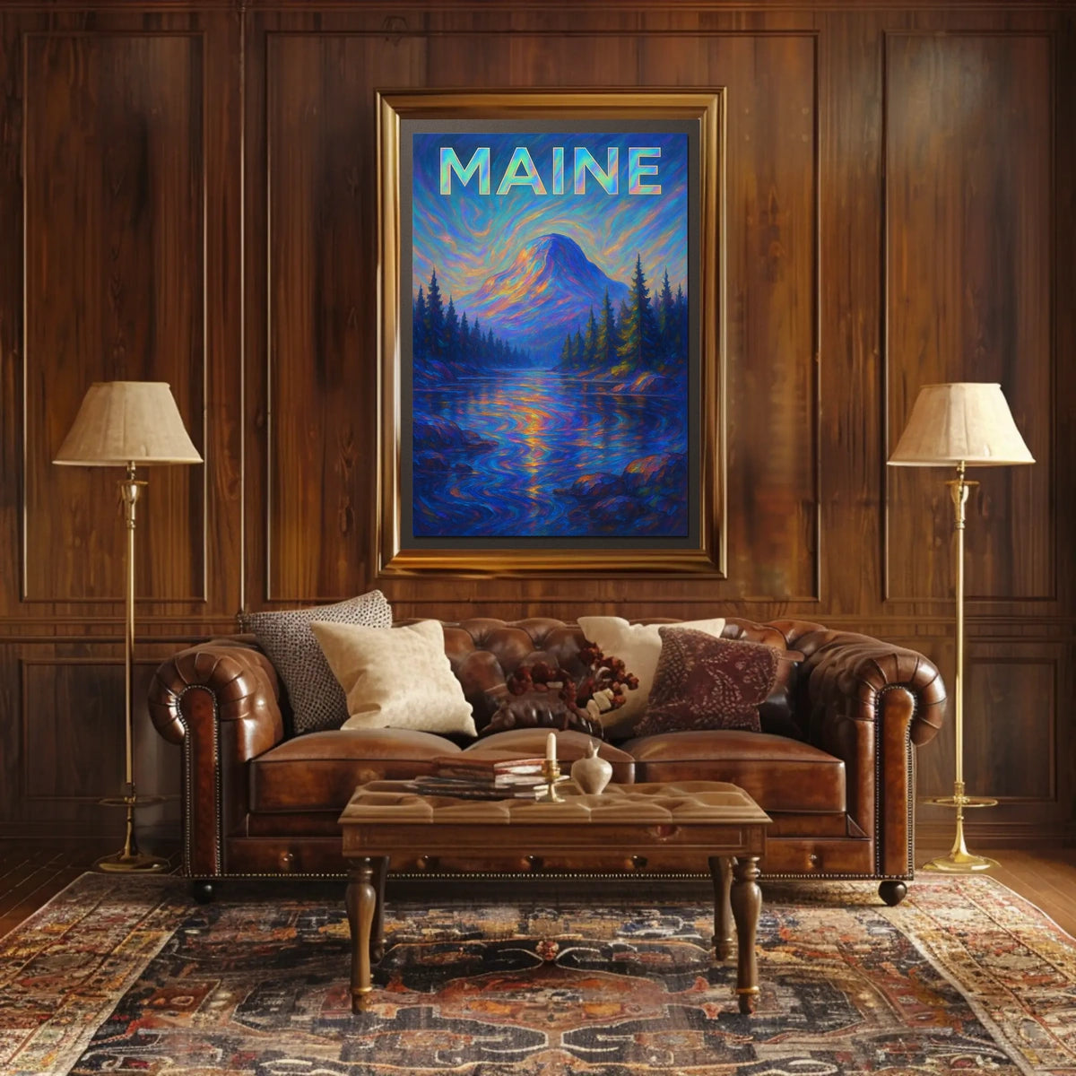 Majestic Maine Landscape Poster