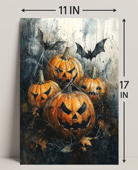 Haunted Pumpkins Poster