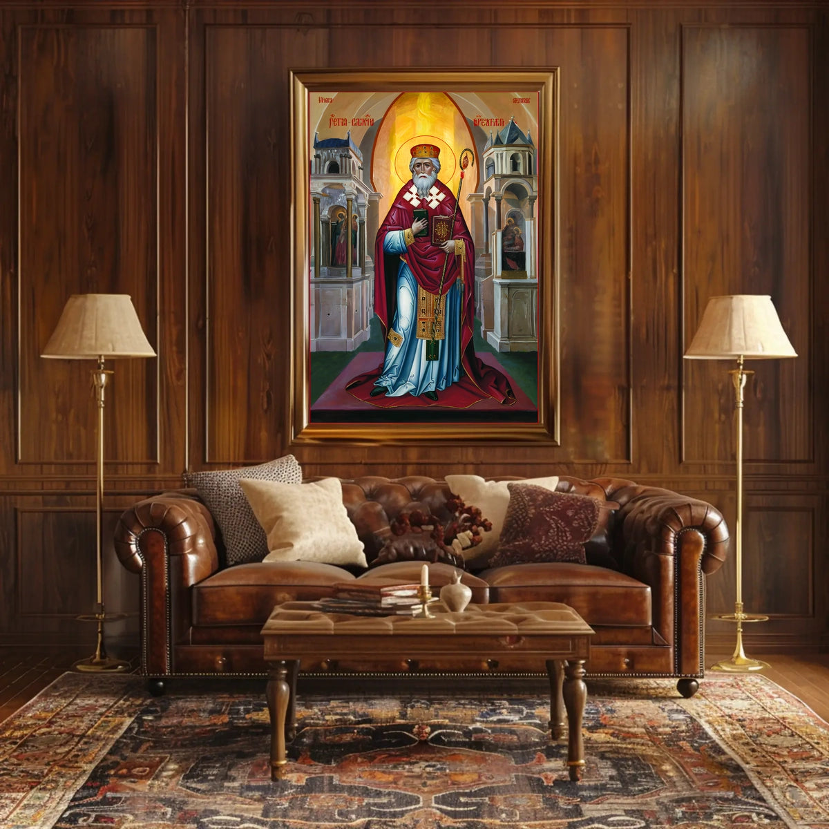 Iconic Religious Figure Poster