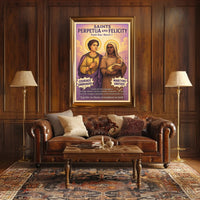 Saints Perpetua and Felicity Poster PosterGoat