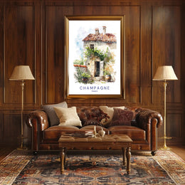 Champagne Charm Poster