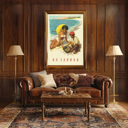 Seaside Bliss on the Adriatic Poster PosterGoat