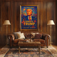 Donald Trump 47th President Patriotic Realism Poster