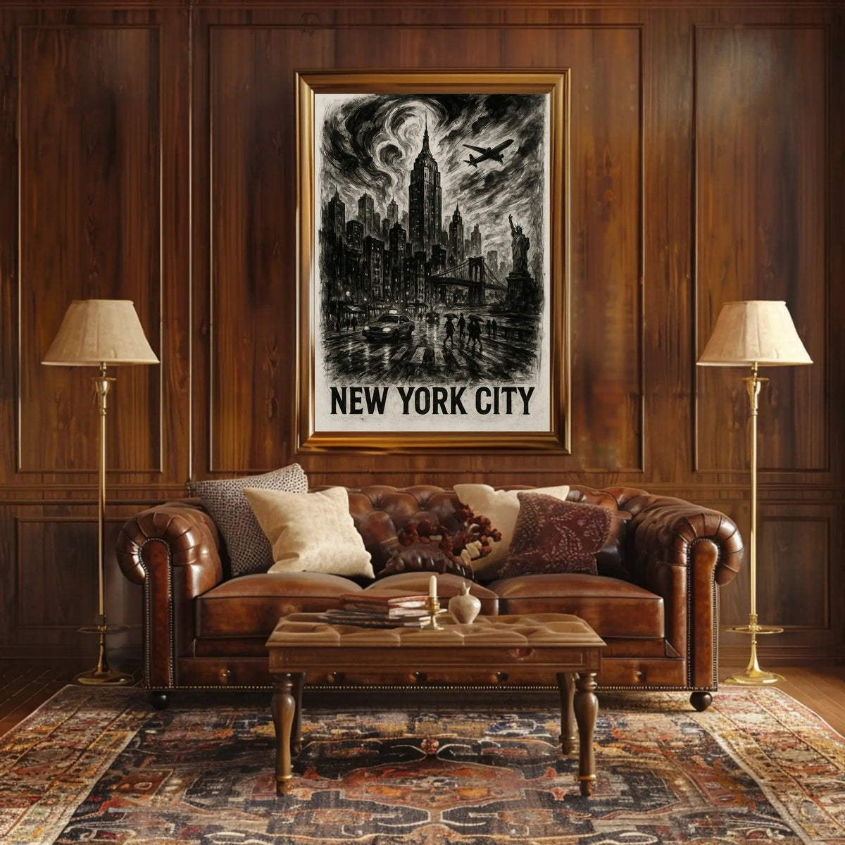 New York City Skyline Poster