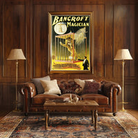 Bancroft The Magician Vintage Poster - Cultural or Heritage Poster