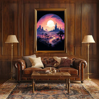 Dreamscape At Dusk Poster
