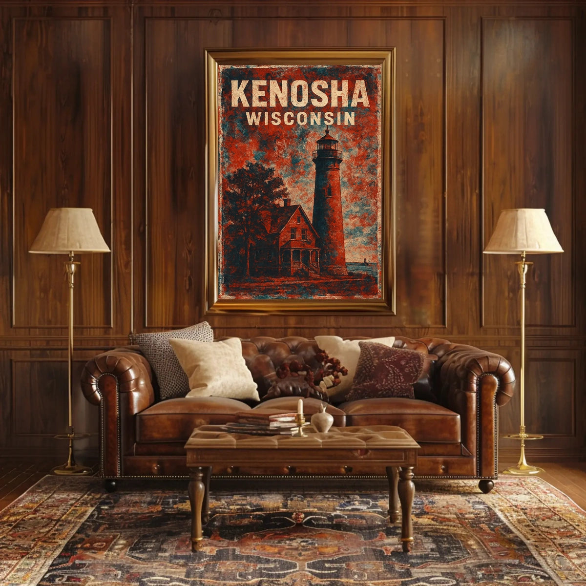 Kenosha, Wisconsin Lighthouse Poster