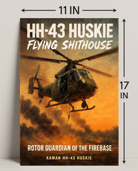 HH-43 Huskie Rotor Guardian of the Firebase Poster PosterGoat