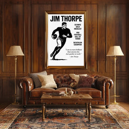 Celebrate Jim Thorpes Legacy with Our Exclusive Poster