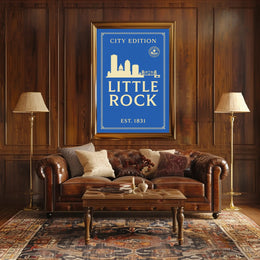 Little Rock City Edition Poster PosterGoat