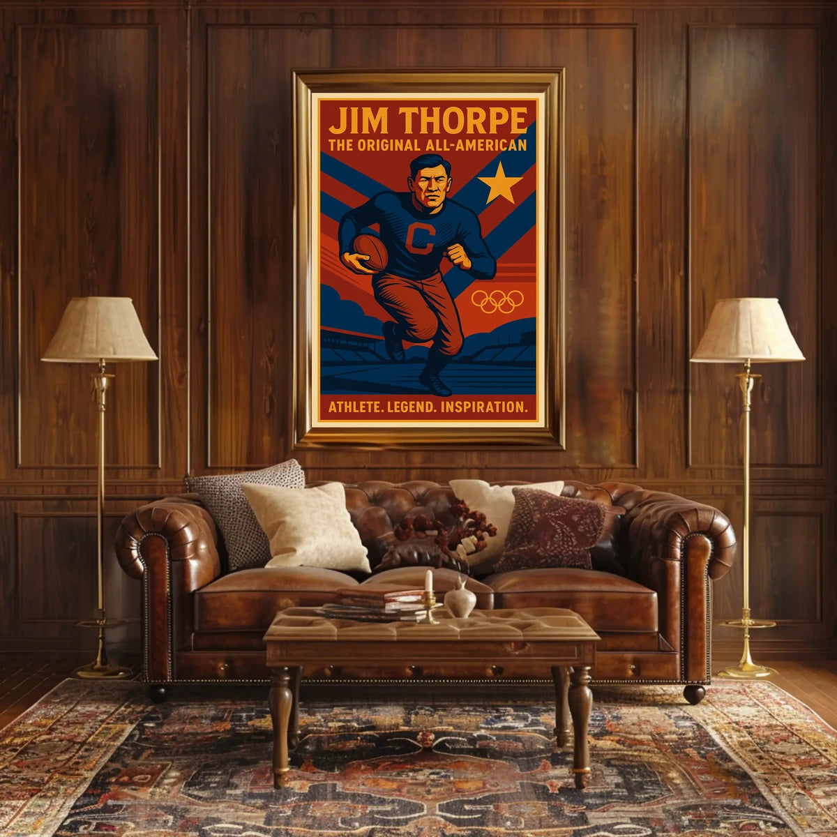 Jim Thorpe Celebrating an All-American Legend Poster