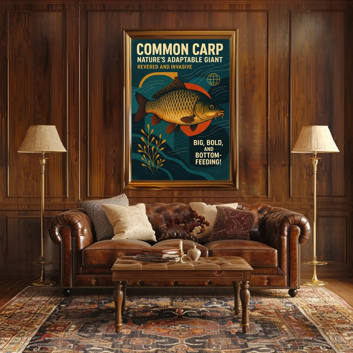 Common Carp Natures Adaptable Giant Poster