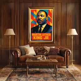 Martin Luther King Jr. Iconic Leader Poster