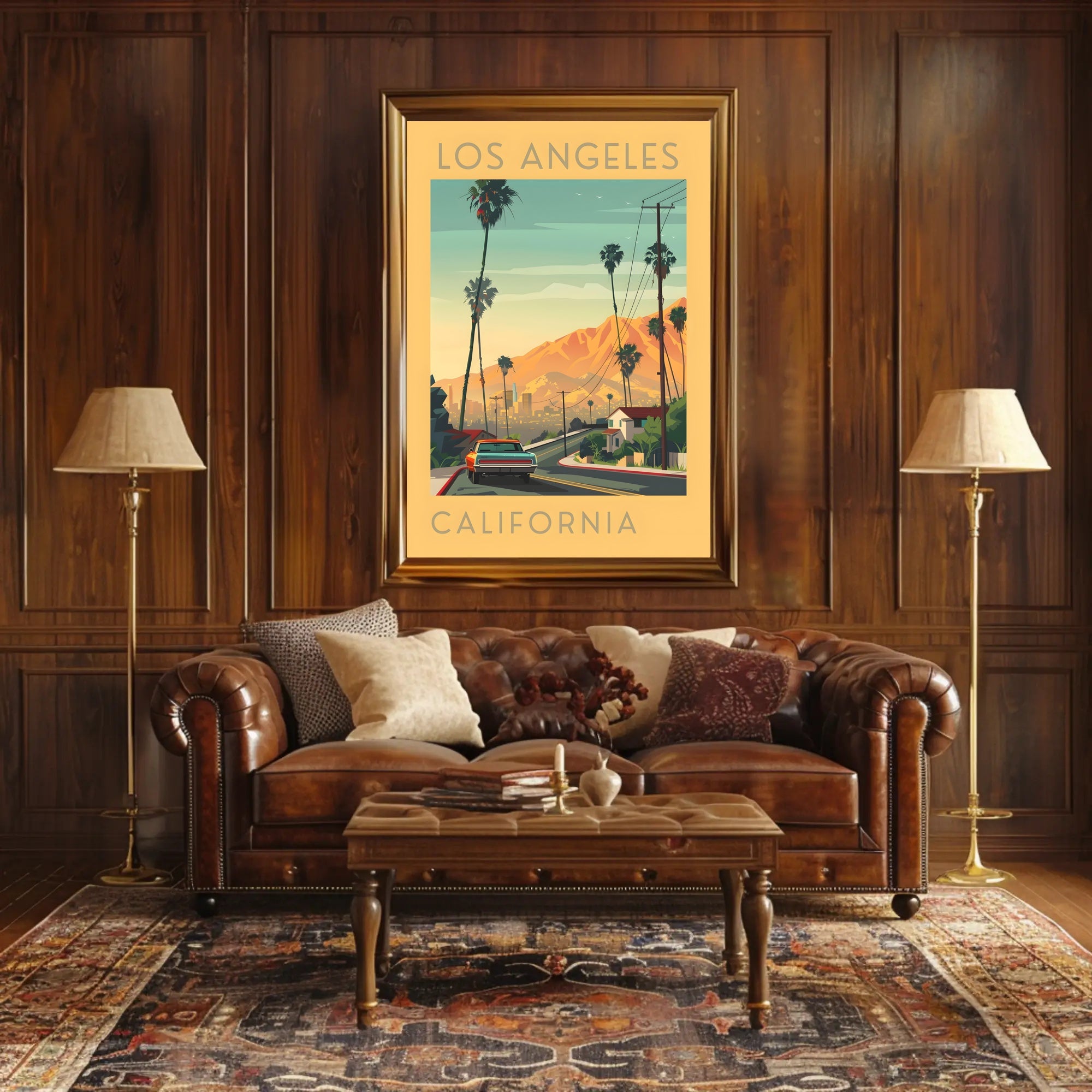 Los Angeles Scenic Drive Poster
