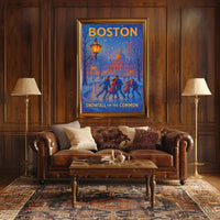 Boston Snowfall Poster