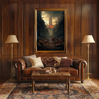 Post-Apocalyptic Cityscape Poster