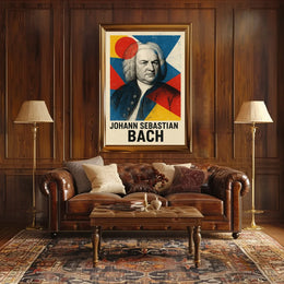 Artistic Johann Sebastian Bach Abstract, Artistic, or Pop Culture Poster