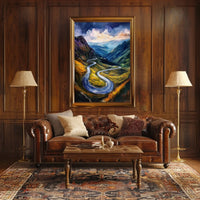 Romania Transfagarasan Mountain Road Scenic Poster