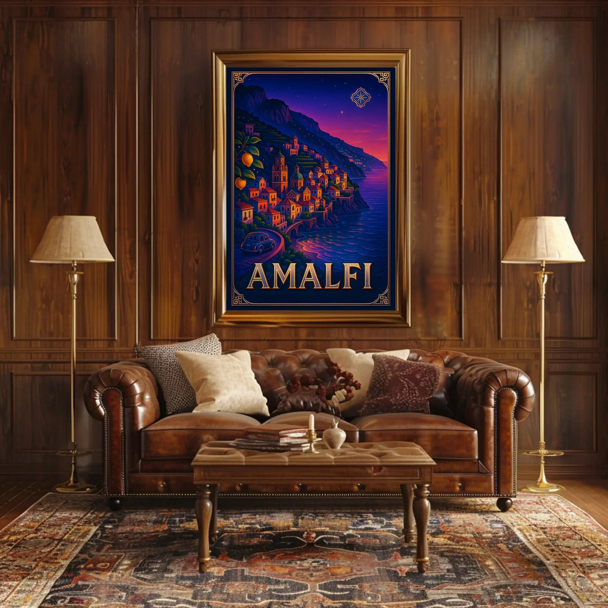 Amalfi Coast Dreamscape Poster