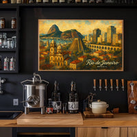 Rio de Janeiro A Vibrant Cityscape Poster