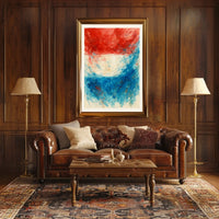 Abstract Patriotism Poster