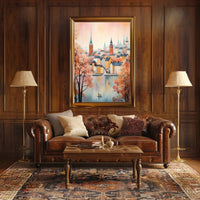 Autumn In The Cityscape Poster