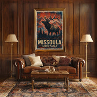 Missoula, Montana Wilderness Majesty Poster