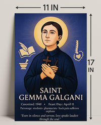Saint Gemma Galgani Poster PosterGoat