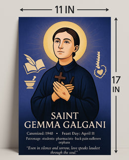 Saint Gemma Galgani Poster PosterGoat