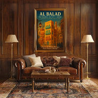 Al Balad The Colorful Old City Of Poster