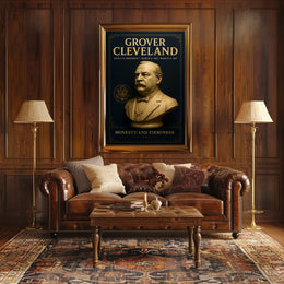 Grover Cleveland Vintage Presidential Historical or Presidential Poster PosterGoat