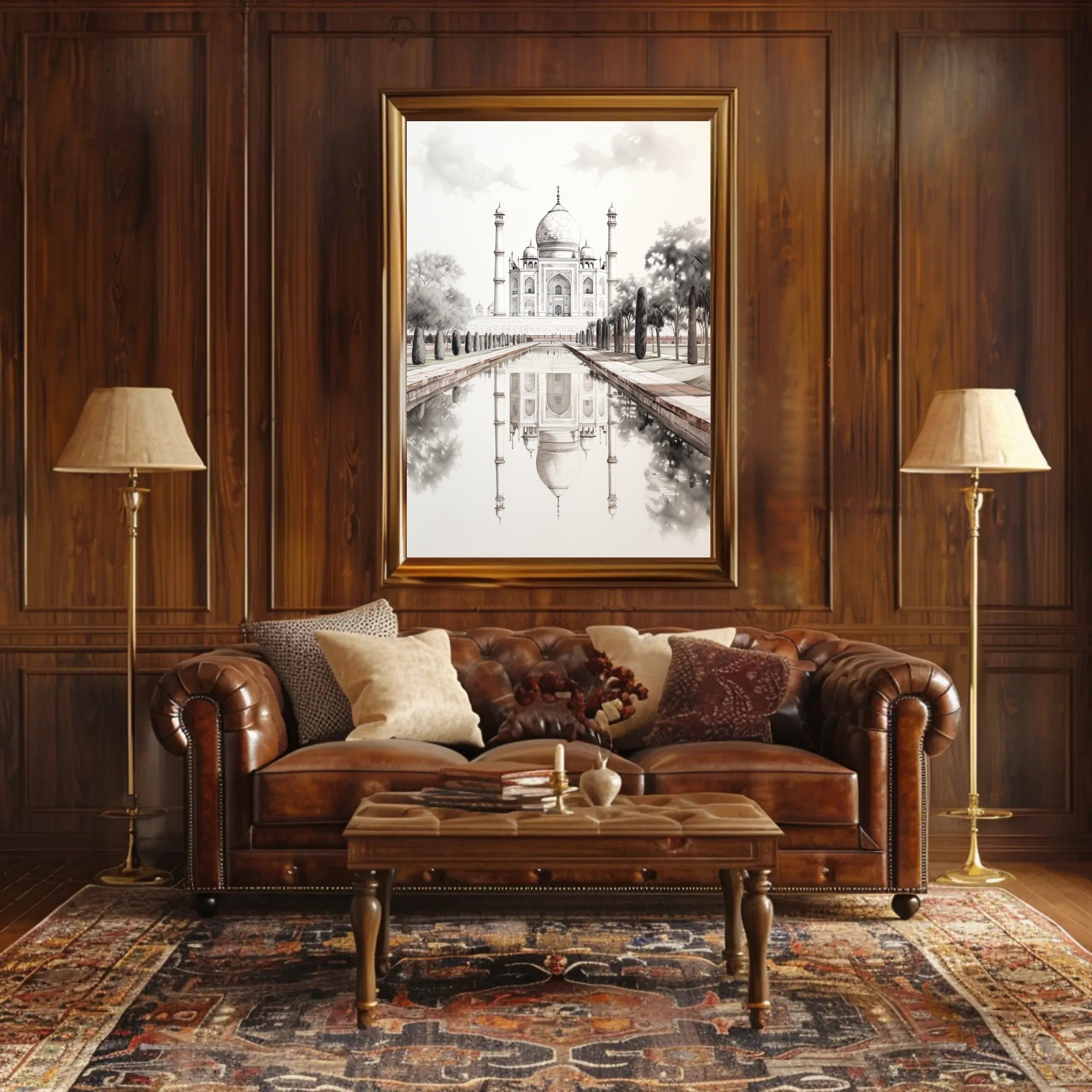 Timeless Beauty Of The Taj Mahal Poster