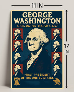 George Washington 1st President Poster PosterGoat