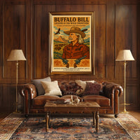 Buffalo Bill Legendary Heritage Adventure Poster Wall Art