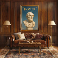 Homer Ancient Greek Poet Poster