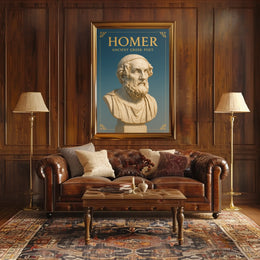 Homer Ancient Greek Poet Poster