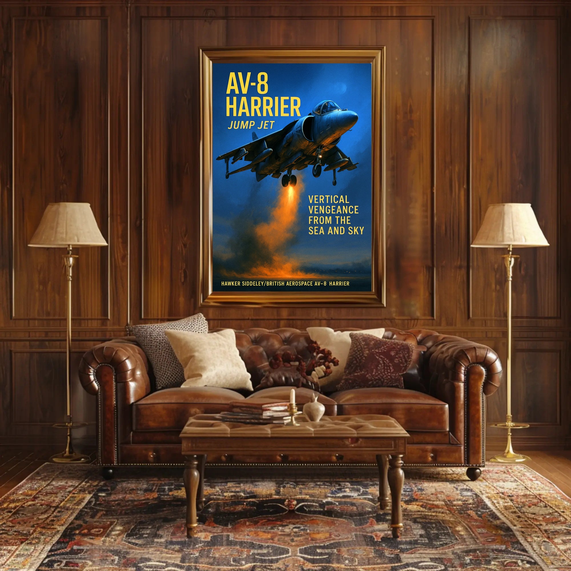 AV-8 Harrier Jump Jet Poster