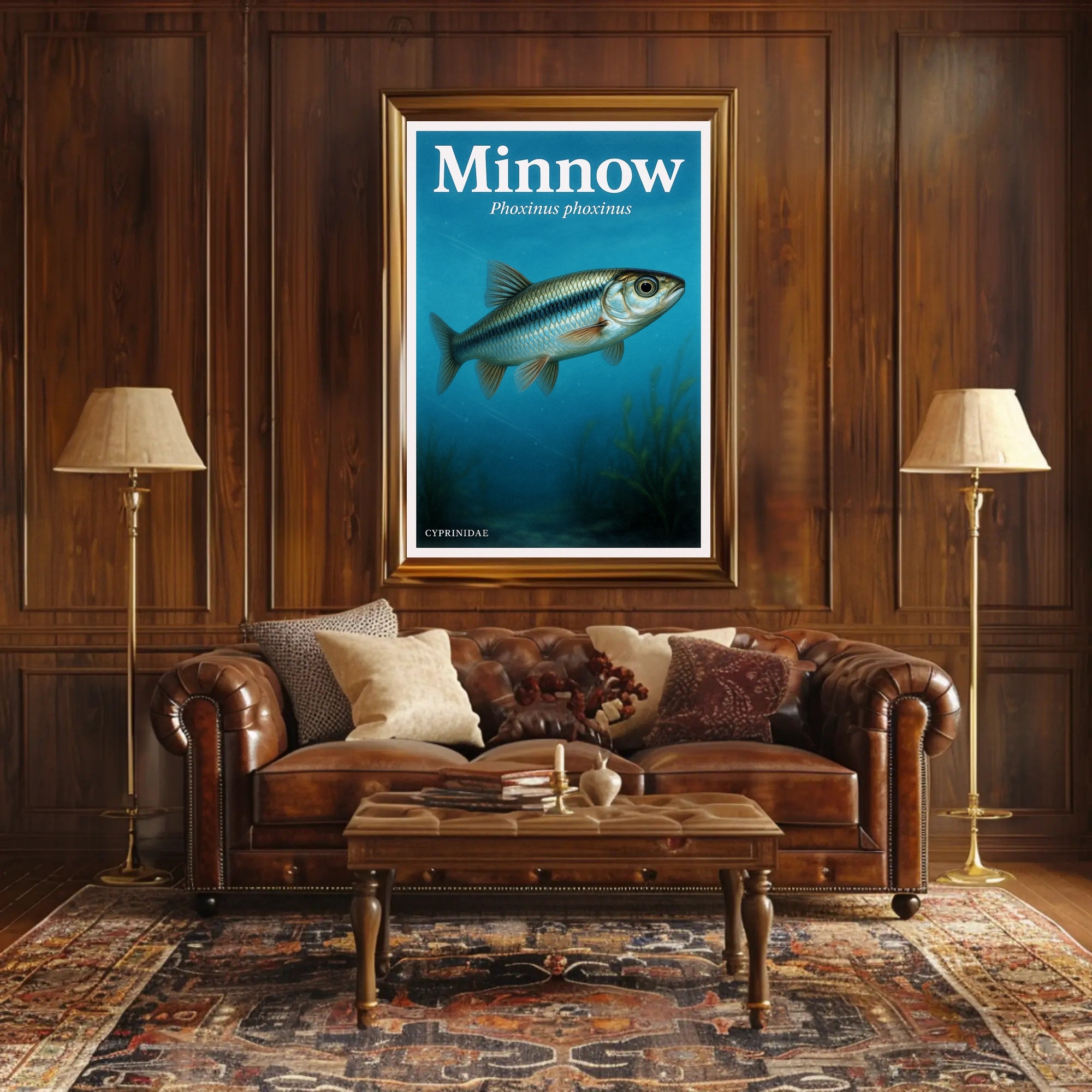 Minnow - Phoxinus phoxinus Poster PosterGoat
