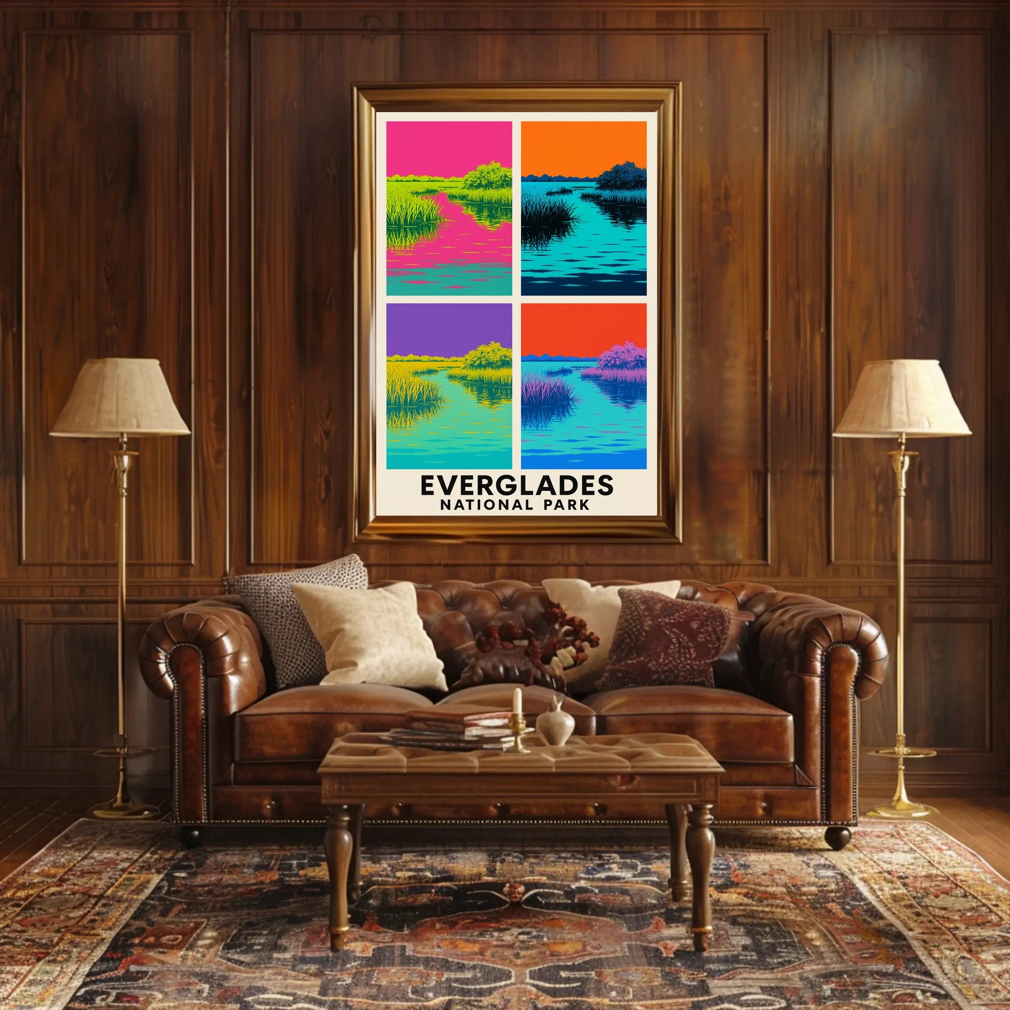 Everglades National Park Vibrant Reflections Poster