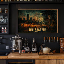 Brisbane Nights Poster