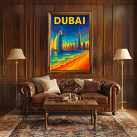 Dubai Skyline Poster