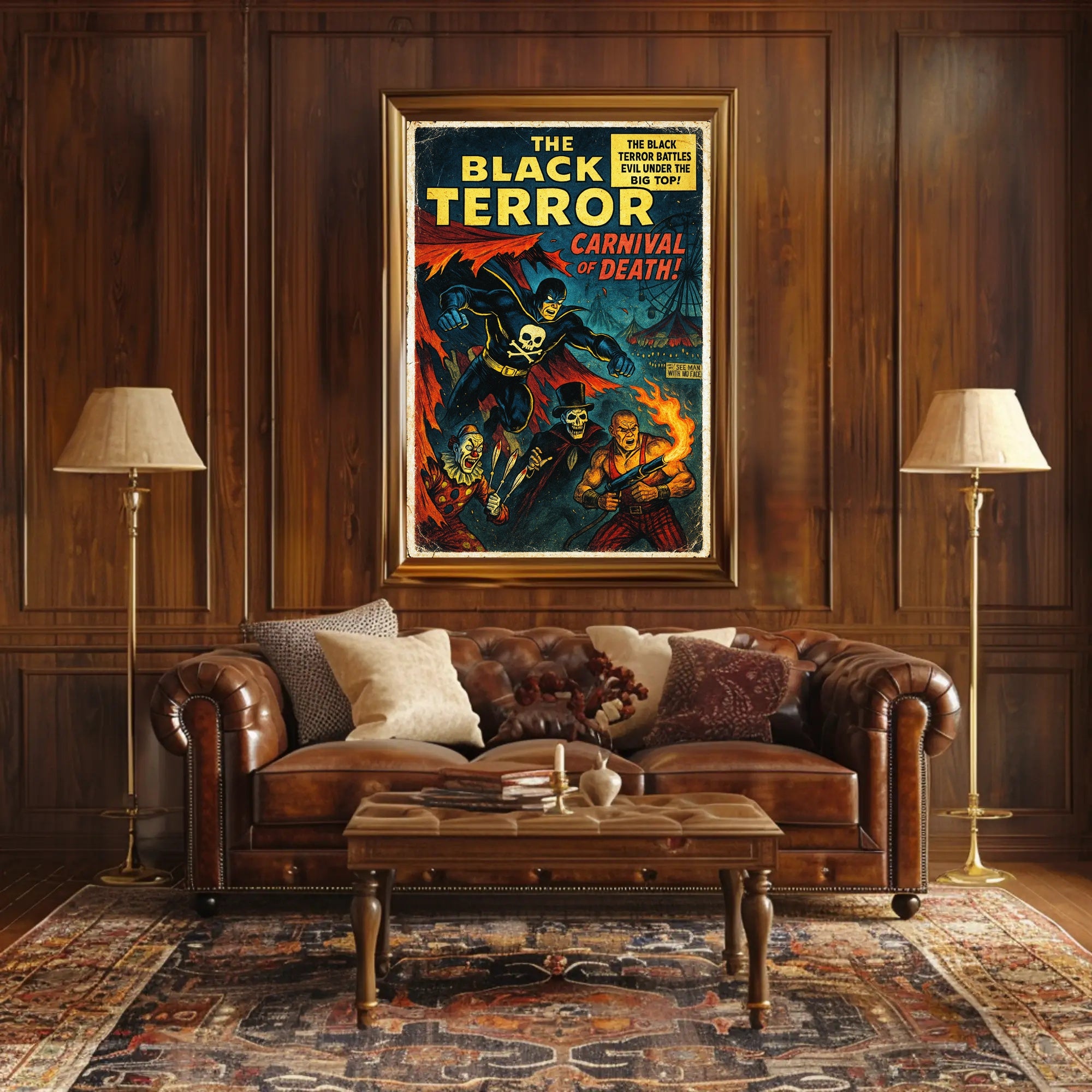 The Black Terror - Carnival of Death Poster PosterGoat