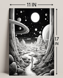 Cosmic Wanderer Poster PosterGoat
