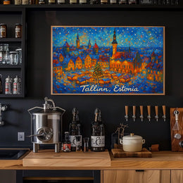 Tallinn, Estonia Winter Wonderland Poster