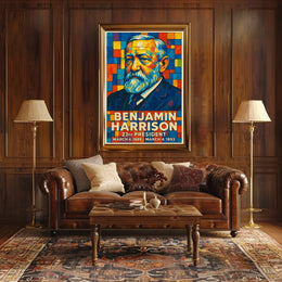 Benjamin Harrison 23rd President Poster